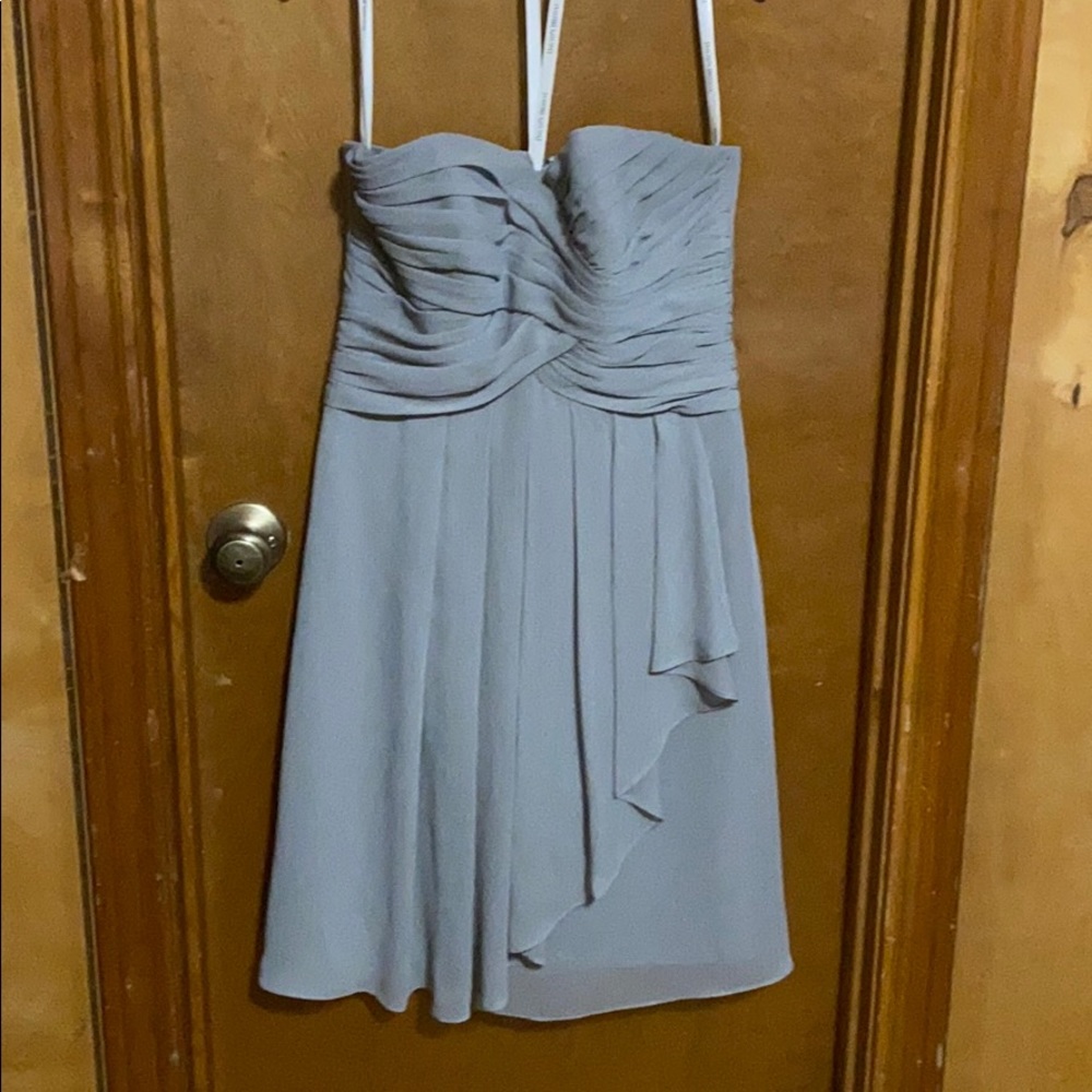 Strapless Grey Dress